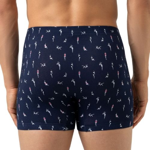 Mey Heren Pin Up Doll navy blue cotton boxer short