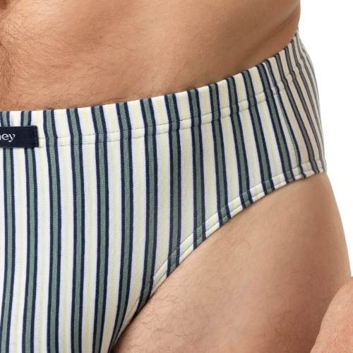 Mey Heren Palm Stripes grey/white men brief