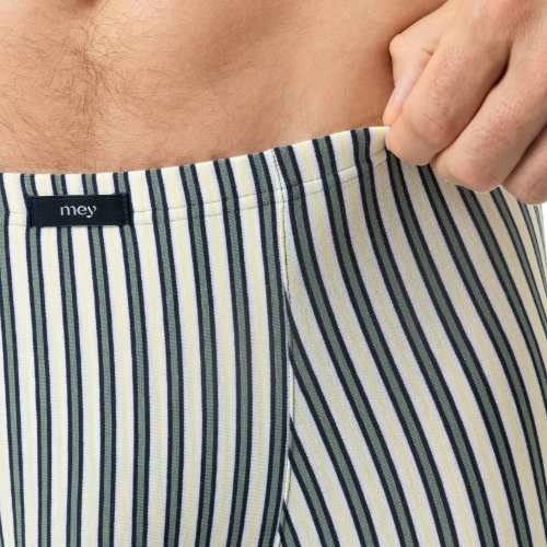 Mey Heren Palm Stripes grey/white cotton boxer short