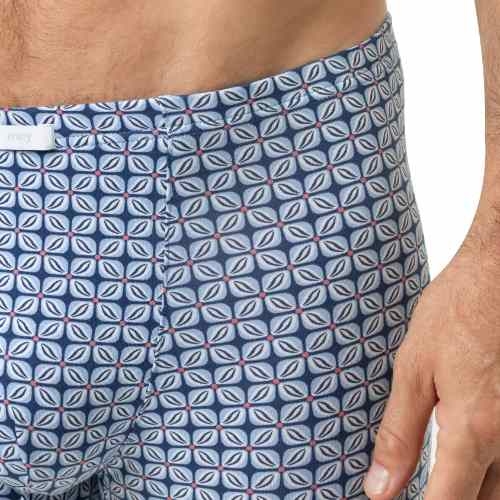 Mey Heren Summer Flower blue cotton boxer short