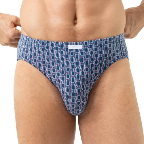 Mey Heren Straight Geo blue men brief