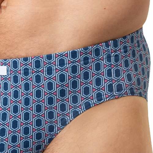 Mey Heren Straight Geo blue men brief
