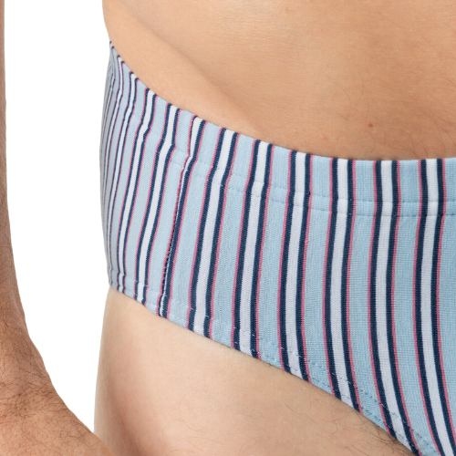 Mey Heren Raspberry Stripes blue men brief