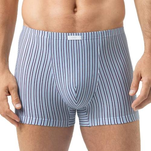 Mey Heren Raspberry Stripes blue cotton boxer short