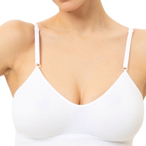 Mey Lingerie Noblesse white spaghetti top