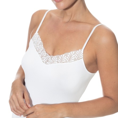 Mey Lingerie Emotion Elegance white spaghetti top