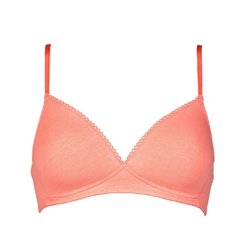 My Basic by After Eden Comfy red wireless bra