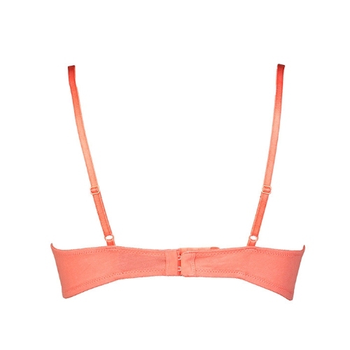 My Basic by After Eden Comfy red wireless bra