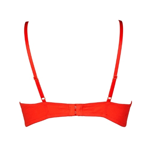 My Basic by After Eden Comfy red wireless bra