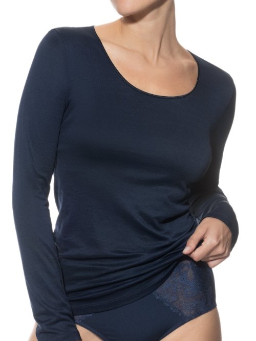 Mey Lingerie Emotion navy blue top