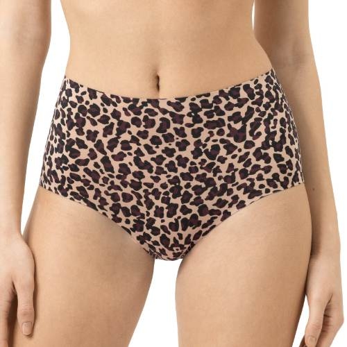 Mey Lingerie Invisibles brown/print high waist brief