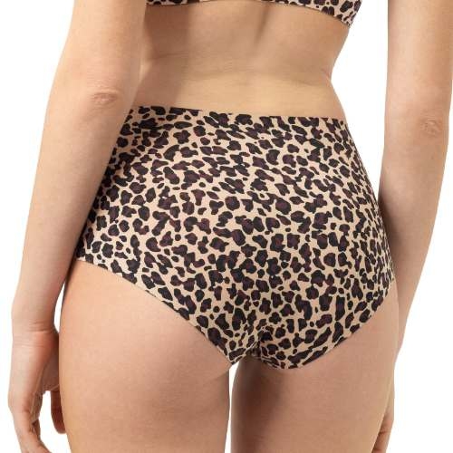 Mey Lingerie Invisibles brown/print high waist brief