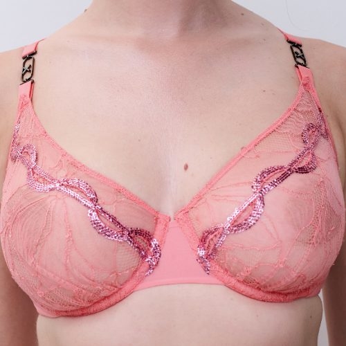 Chantelle Xtravagant pink non-padded bra