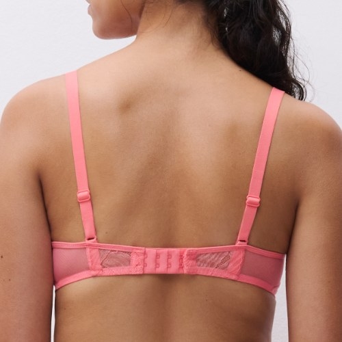 Chantelle Xtravagant pink padded bra