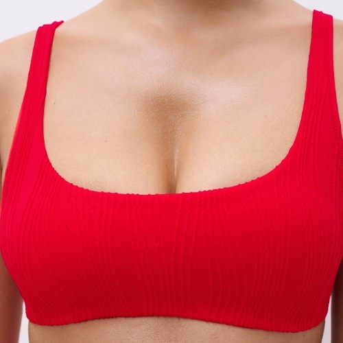 Chantelle Swimwear Swim One red soft-cup bikini bra