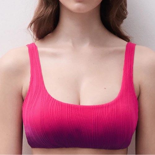 Chantelle Swimwear Swim One pink soft-cup bikini bra