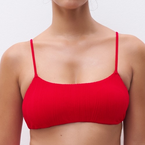Chantelle Swimwear Swim One red soft-cup bikini bra