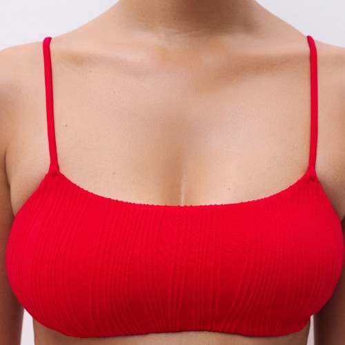 Chantelle Swimwear Swim One red soft-cup bikini bra