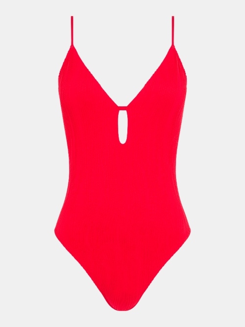 Chantelle Swimwear Swim One red bathingsuit