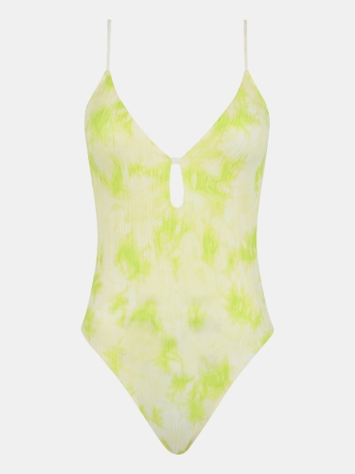 Chantelle Swimwear Swim One lime bathingsuit
