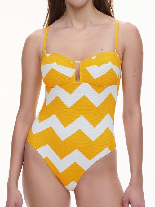Chantelle Swimwear Totem yellow bathingsuit