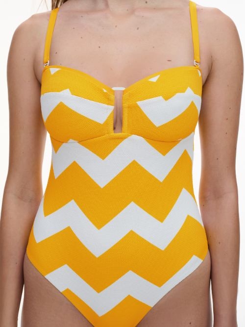 Chantelle Swimwear Totem yellow bathingsuit