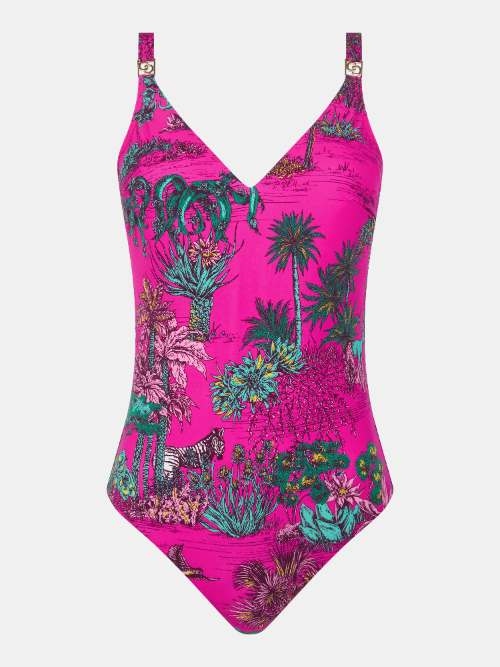 Chantelle Swimwear Sauvage pink bathingsuit