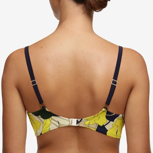 Chantelle Swimwear Flowers blue padded bikini bra