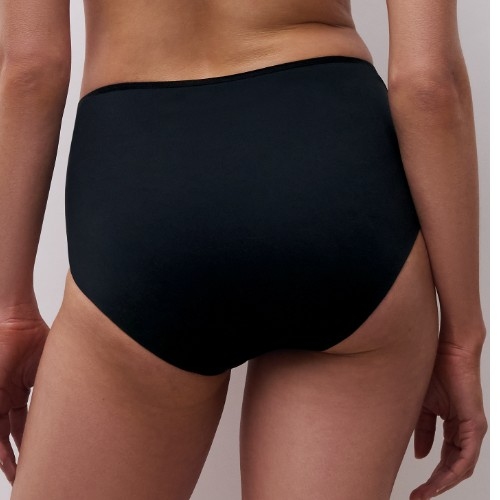 Chantelle Graphic Support black high waist brief