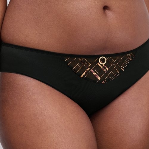 Chantelle Graphic Support black brief