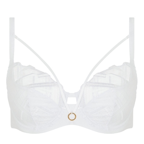 Chantelle Graphic Support white non-padded bra