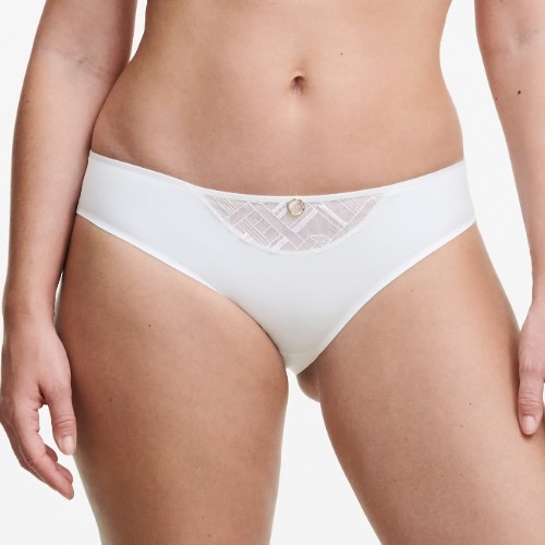 Chantelle Graphic Support white brief