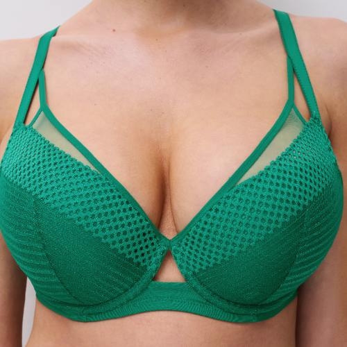 Chantelle Play green padded bra