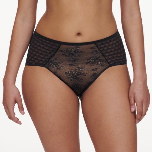 Chantelle Poison black high waist brief