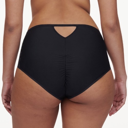 Chantelle Poison black high waist brief