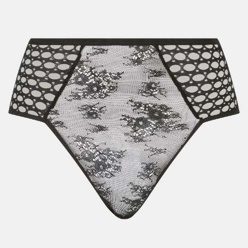 Chantelle Poison black high waist brief