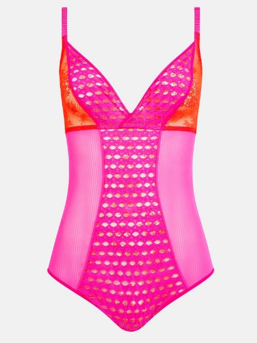 Chantelle Poison fuchsia body