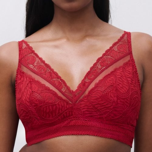 Chantelle Amor scarlet red wireless bra