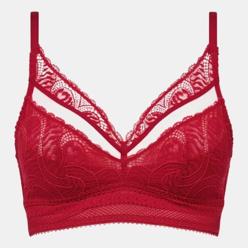 Chantelle Amor scarlet red wireless bra