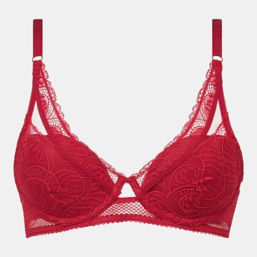 Chantelle Amor scarlet red padded bra