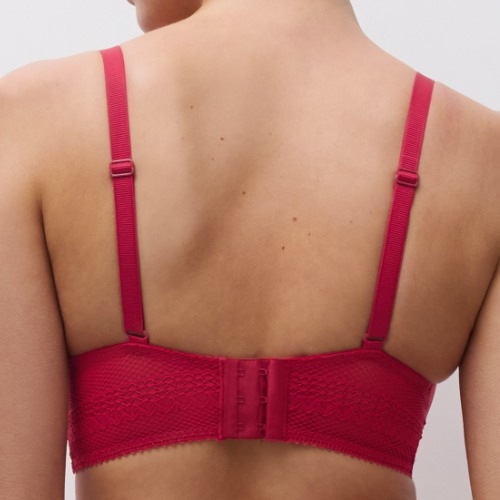 Chantelle Amor scarlet red padded bra