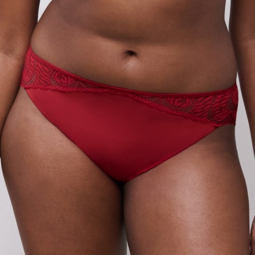 Chantelle Amor scarlet red brief