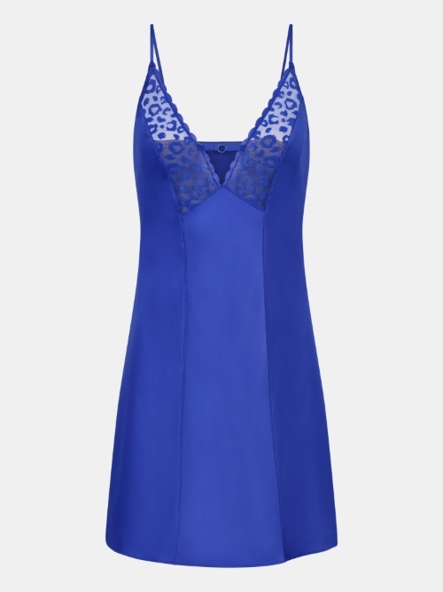 Chantelle Day to Night blue slipdress