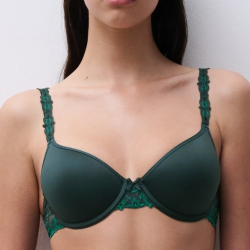 Chantelle Champ Elysees green padded bra