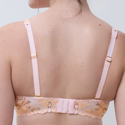 Chantelle Champ Elysees pink non-padded bra