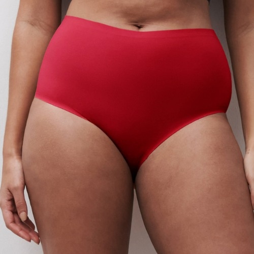 Chantelle SoftStretch poppy red high waist brief