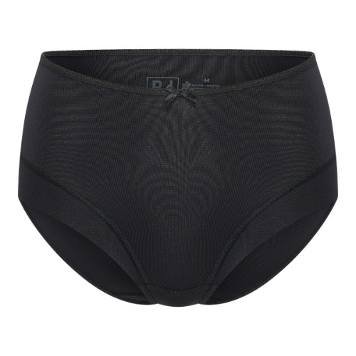 RJ Bodywear Pure Color black high waist brief