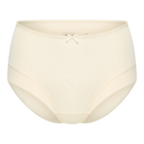 RJ Bodywear Pure Color ivory high waist brief