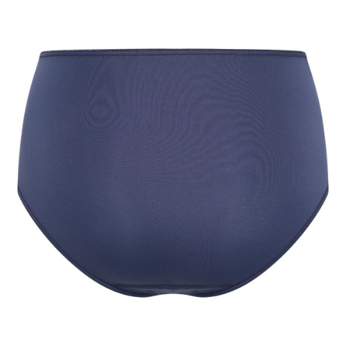 RJ Bodywear Pure Color blue high waist brief