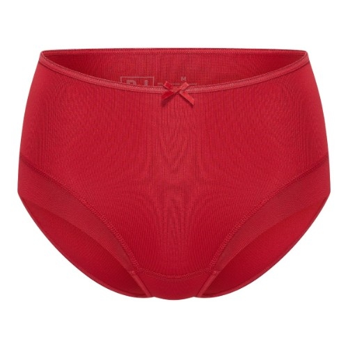RJ Bodywear Pure Color red high waist brief